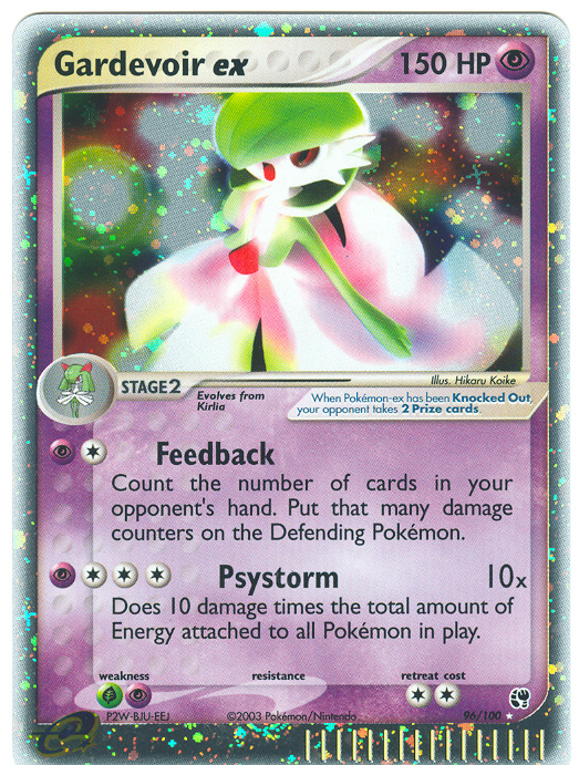 GARDEVOIR EX Rare Holofoil EX Pokemon Sandstorm Card # 96 GARDEVOIR EX Rare Holofoil EX Pokemon Sandstorm Card # 96