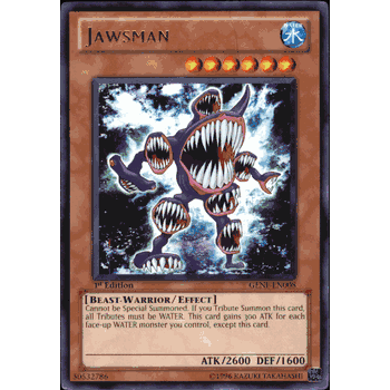 GENF-EN008 JAWSMAN Rare Generation Force Yugioh Card