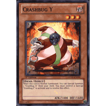 GENF-EN010 CRASHBUG Y Common Generation Force Yugioh Card