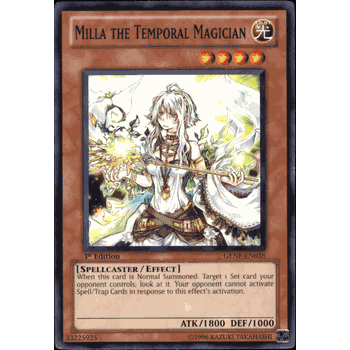 GENF-EN038 MILLA THE TEMPORAL MAGICIAN Common Generation Force Yu-gi-oh Card