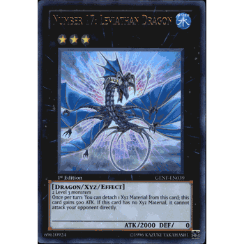 GENF-EN039 NUMBER 17: LEVIATHAN DRAGON Ultra Rare Holofoil Generation Force Yu-gi-oh Card