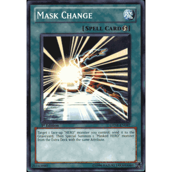 GENF-EN097 MASK CHANGE Common Generation Force Yu-gi-oh Card