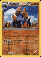 GIGALITH PARALLEL (REVERSE) FOIL Pokemon BW2 Emerging Powers Card # 53/98