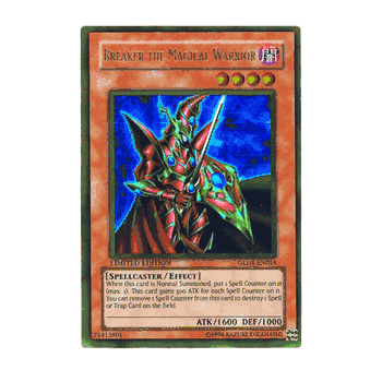 GLD1-EN014 Breaker the Magical Warrior Yugioh Gold Edition Ultra Rare Card