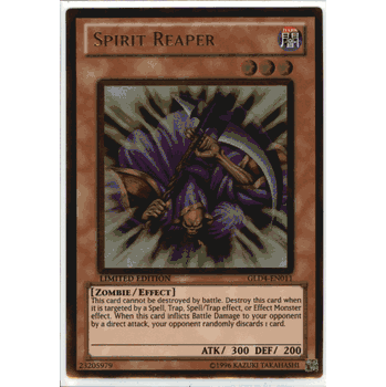 GLD4-EN011 SPIRIT REAPER Yugioh Gold Series 4 Holofoil Rare Card
