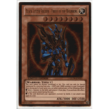 GLD4-EN013 BLACK LUSTER SOLDIER - ENVOY OF THE BEGINNING Yugioh Gold Series 4 Holofoil Rare Card