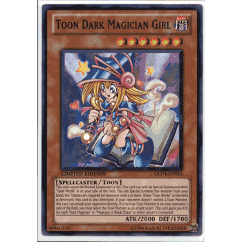 GLD4-EN015 TOON DARK MAGICIAN GIRL Yugioh Gold Series 4 Card