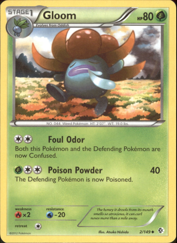 pokemon gloom card Gloom 198/197