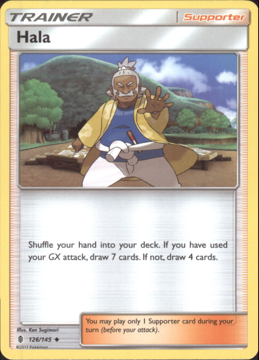 HALA Pokemon SM02 Sun & Moon Guardians Rising Uncommon Card # 126