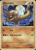 HGSS25 HITMONLEE Pokemon HeartGold & SoulSilver Holofoil Promo HGSS Card - Click to enlarge