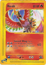 HO-OH Pokemon Black Star Promo Card # 52 From the Pokemon Center NY - Click to enlarge