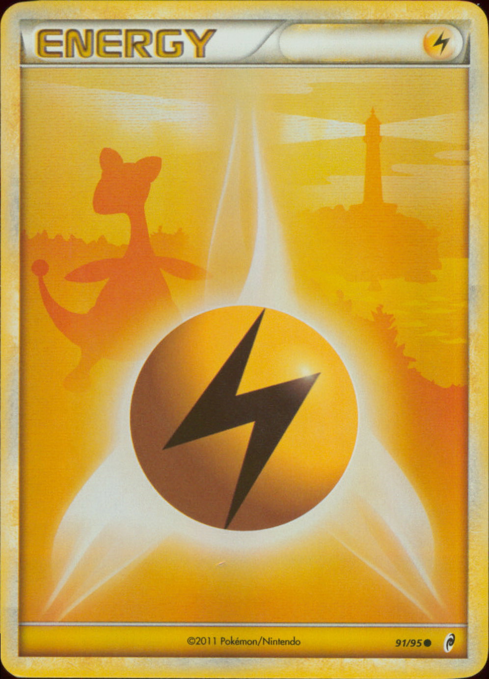 HOLOFOIL ELECTRIC ENERGY CARD Common Call of Legends Pokemon Card # 91/95 HOLOFOIL ELECTRIC ENERGY CARD Common Call of Legends Pokemon Card # 91/95