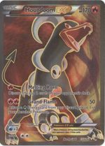 HOUNDOOM-EX Pokemon XY BREAKthrough Full Art Ultra Rare Card # 153/162 - Click to enlarge