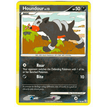 HOUNDOUR Pokemon Legends Awakened Common Card # 103 HOUNDOUR Pokemon Legends Awakened Common Card # 103