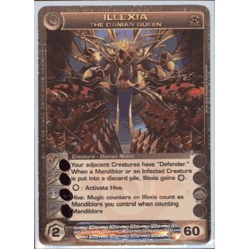 ILLEXIA Chaotic UR Foil Card & Code MAX ENERGY STAT OF 60 Zenith of the Hive