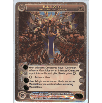 ILLEXIA Chaotic UR Foil Card & Code MAX STRENGTH STAT OF 75 Zenith of the Hive