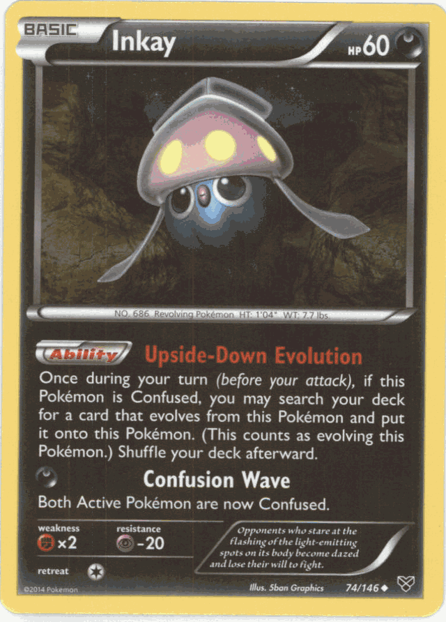 inkay pokemon card Amazon.com: Pokemon – Inkay SV17/SV94 - Hidden Fates - Shiny Vault - Holo main image 1