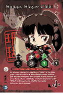 InuYasha TCG Yokai Subset Holofoil Card # CB9 Sango, Slayer Chibi