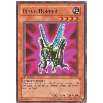 IOC - 078 Pinch Hopper Yugioh Invasion of Chaos Short Print Card