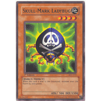 IOC - 079 Skull-Mark Ladybug Yugioh Invasion of Chaos Short Print Card