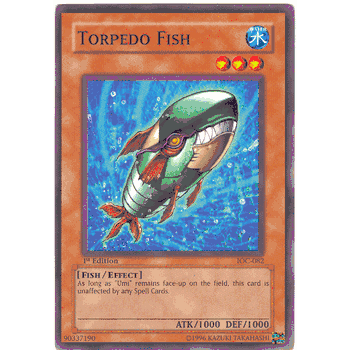 IOC - 082 Torpedo Fish Yugioh Invasion of Chaos Short Print Card