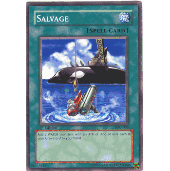 IOC - 096 Salvage Yugioh Invasion of Chaos Common Card