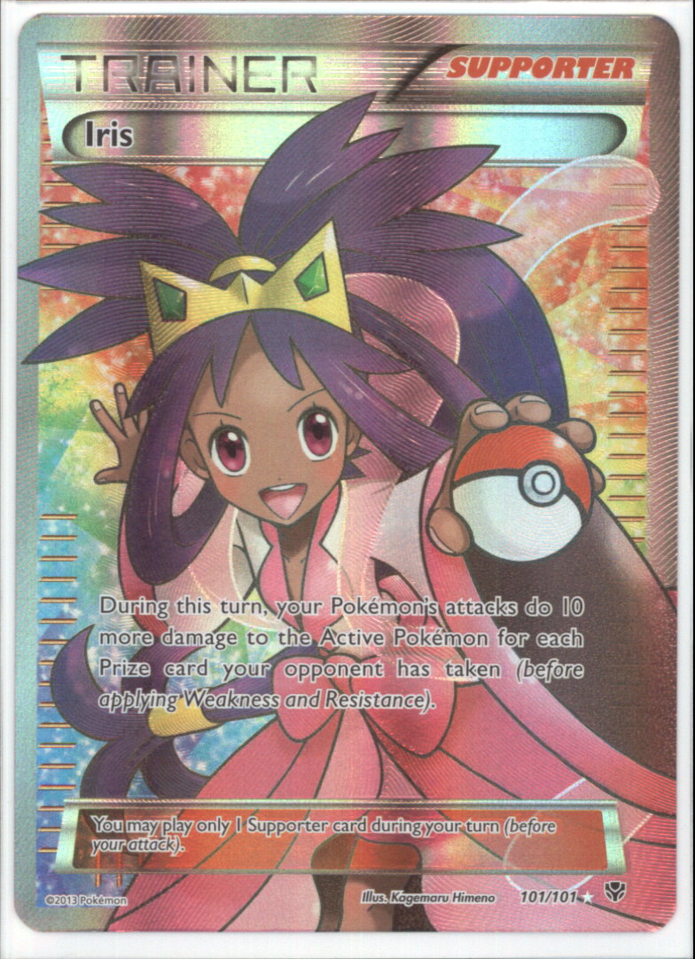 IRIS Full Art Ultra Rare BW10 Pokemon Plasma Blast Card # 101/101 IRIS Full Art Ultra Rare BW10 Pokemon Plasma Blast Card # 101/101