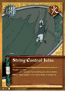 J-070 String Control Jutsu Common Naruto Card