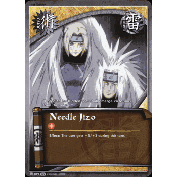 J-849 NEEDLE JIZO Common Naruto Weapons of War Card