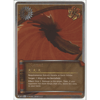 J-871 KAMUI Super Rare Naruto Invasion Card