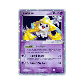 JIRACHI EX Holofoil Rare Pokemon EX Crystal Guardians Card # 94