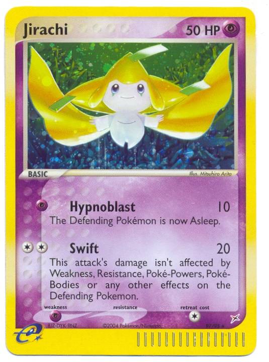 JIRACHI SECRET HOLOFOIL Rare Magma vs Aqua Card # 97