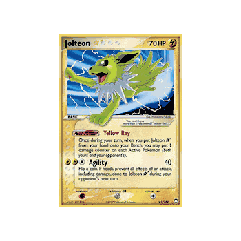 JOLTEON GOLD STAR Ultra Rare Holofoil Pokemon EX Power Keepers Card # 101 JOLTEON GOLD STAR Ultra Rare Holofoil Pokemon EX Power Keepers Card # 101