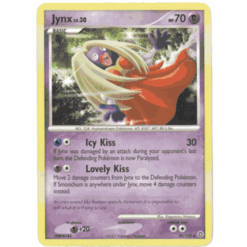 JYNX Lv.30 Pokemon Secret Wonders Rare Card # 30 JYNX Lv.30 Pokemon Secret Wonders Rare Card # 30