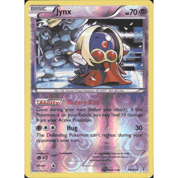 JYNX Pokemon GENERATIONS Rare Reverse Holo Card # 36/83