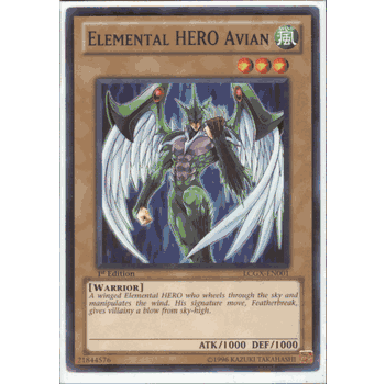 LCGX-EN001 ELEMENTAL HERO AVIAN Legendary Collection 2 Common Yugioh Card