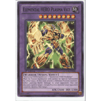 LCGX-EN066 ELEMENTAL HERO PLASMA VICE Legendary Collection 2 Common Yugioh Card