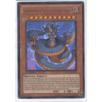 LCGX-EN191 VENNOMINAGA THE DEITY OF POISONOUS SNAKES Legendary Collection 2 Ultra Rare Yugioh Card