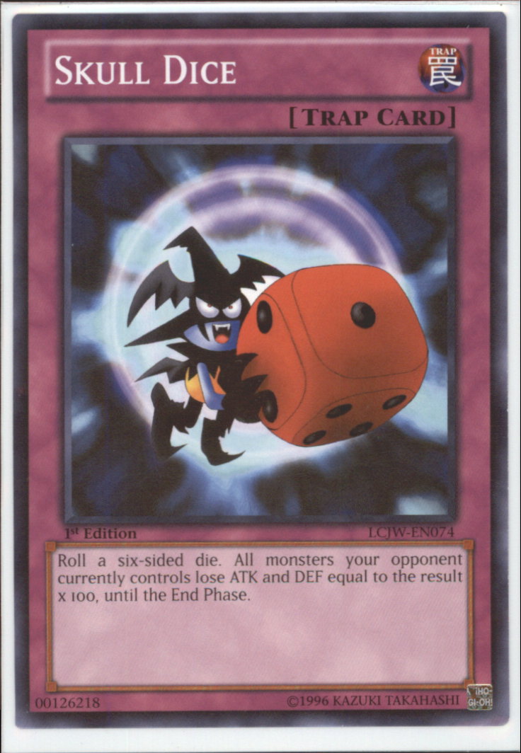 LCJW-EN074 SKULL DICE Common Yugioh Joey's World Card