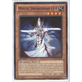 LCYW-EN201 MYSTIC SWORDSMAN LV4 Common Yugioh Legendary Collection 3 Yugi's World Card
