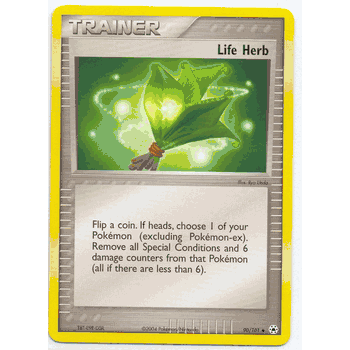 LIFE HERB Uncommon Pokemon Hidden Legends Card # 90