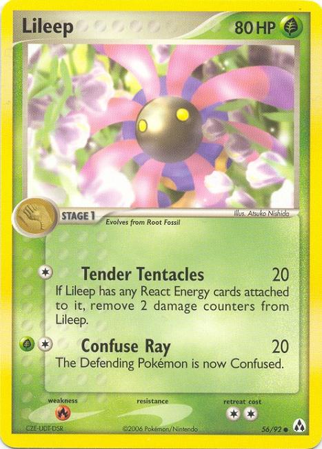 LILEEP Common Pokemon TCG Legend Maker Card # 56