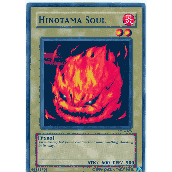 Yu-Gi-Oh! - Alma Hinotama (LOB-026) - Leyenda Del Dragón Blanco De Ojos Azules - 1ª Edición - Común