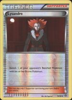 LYSANDRE Pokemon XY07 Ancient Origins Parallel (Reverse) Foil Card # 78/98 - Click to enlarge