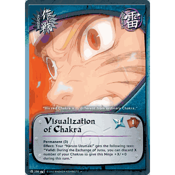 M-256 Visualization of Chakra Uncommon Naruto Card