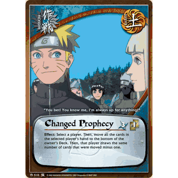 M-510 Changed Prophecy Naruto TCG Common Card