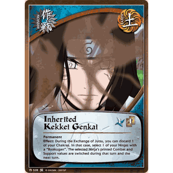 M-528 Inherited Kekkei Genkai Naruto TCG Common Card