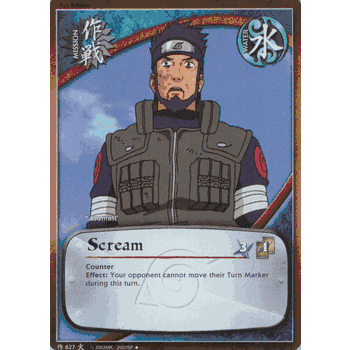 M-627 SCREAM Uncommon Naruto Card