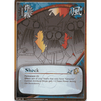 M-663 SHOCK Rare Naruto Card