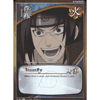 M-864 INSANITY Rare Naruto Sage's Legacy Card
